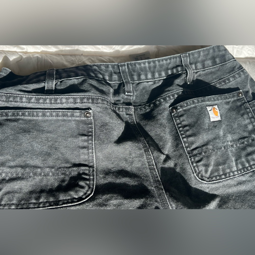 Carhartt Women's Black Double-Knee Utility Work Pant Size 12
